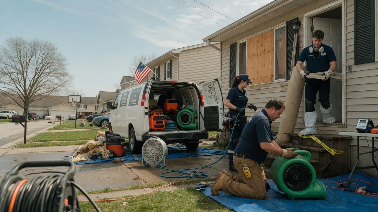Water Damage Restoration in Rudolph, OH near me